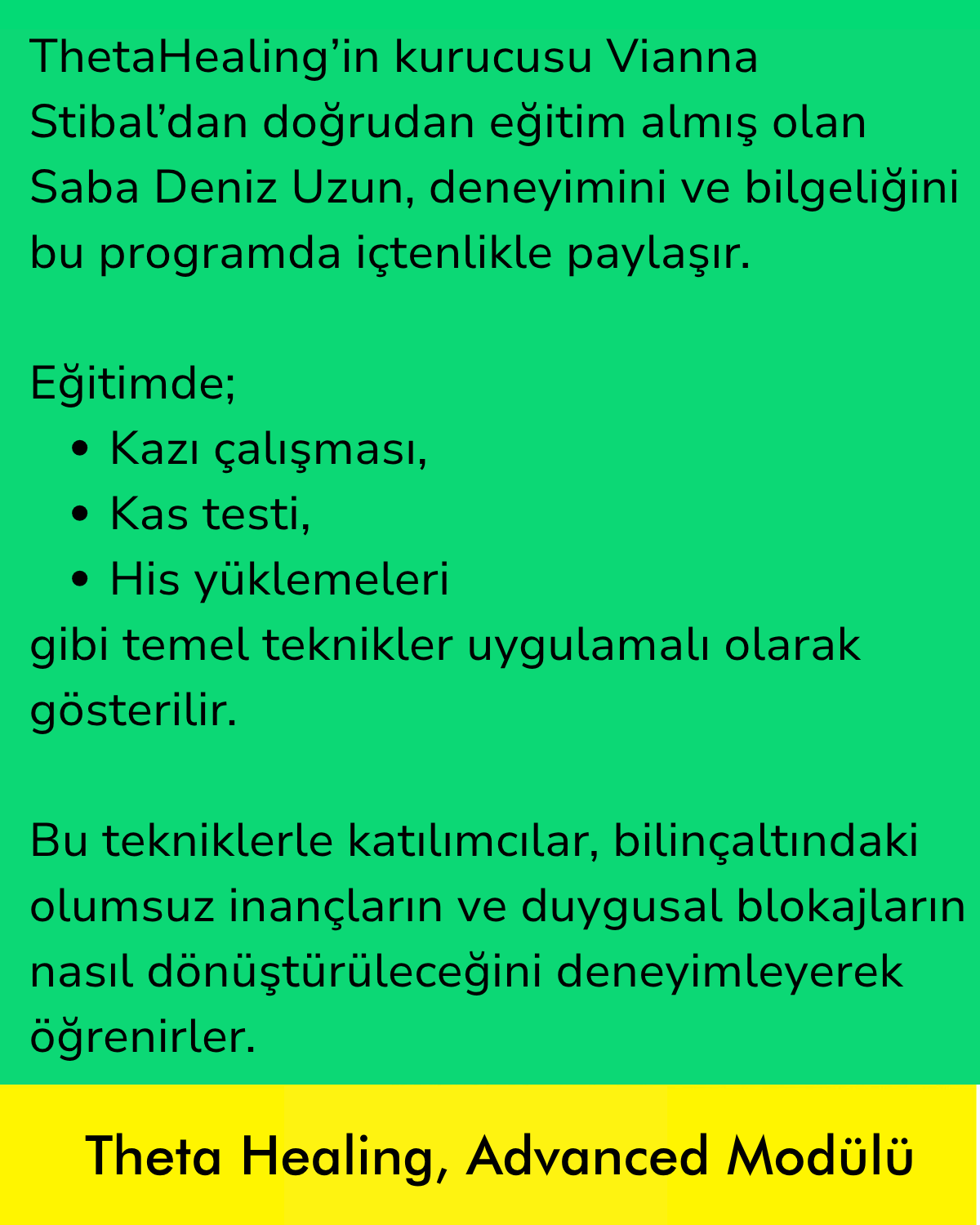 Theta Healing, Advanced Modülü